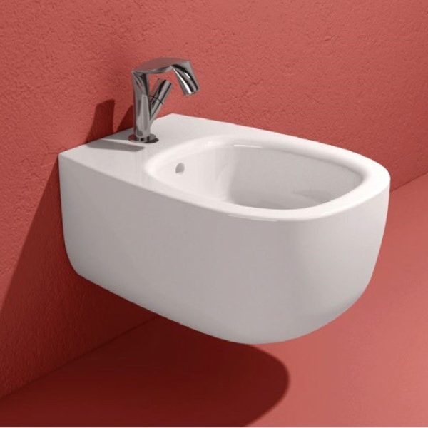 Bidet sospeso monoforo troppopieno serie BONOLA Flaminia