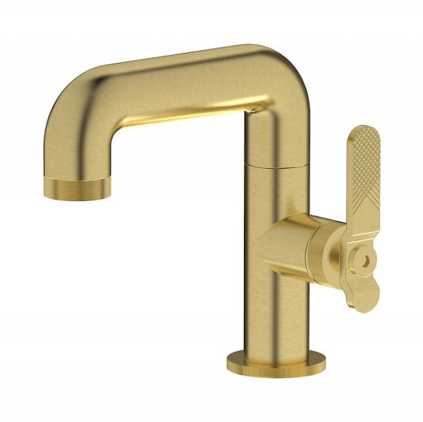 Miscelatore lavabo colore cromo oro inglese spazzolato serie bold ib