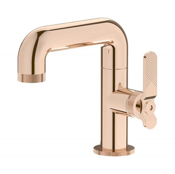 Miscelatore lavabo colore cromo oro rosa serie bold ib