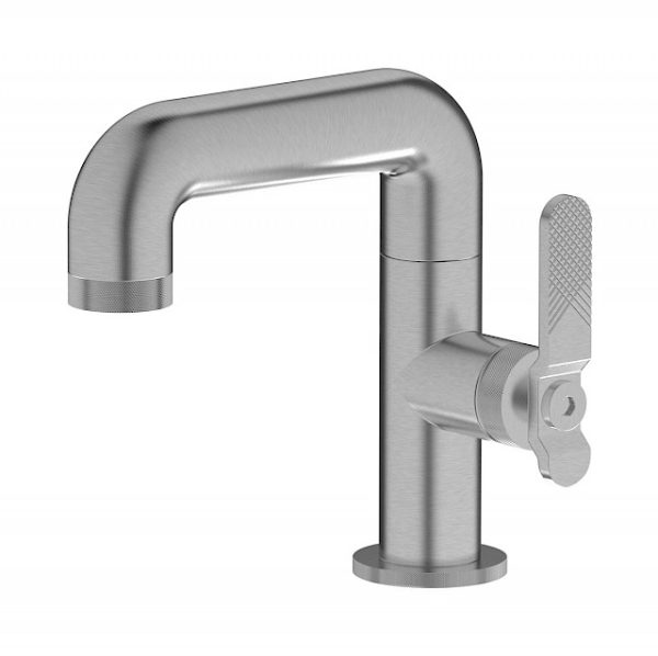 Miscelatore lavabo colore nickel spazzolato serie bold ib