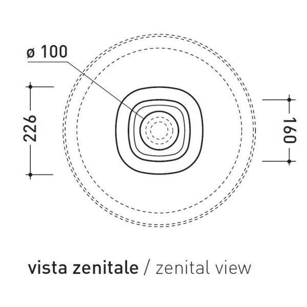 Scheda tecnica Colonna in ceramica per lavabi Bonola Flaminia