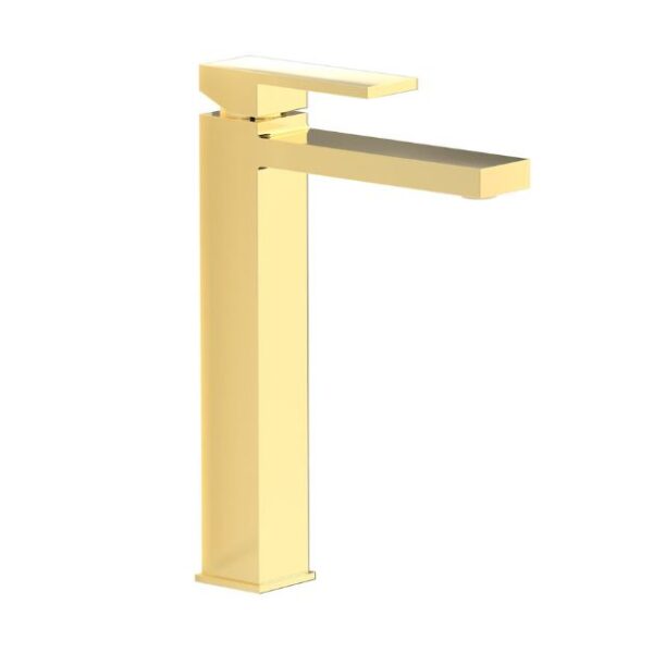 Miscelatore lavabo monoforo alto Oro Inglese - Rubacuori IB