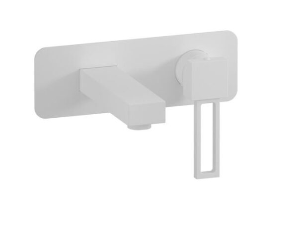 IB Rubinetterie - MIscelatore lavabo incasso canna corta Dr Jeckyll - bianco opaco