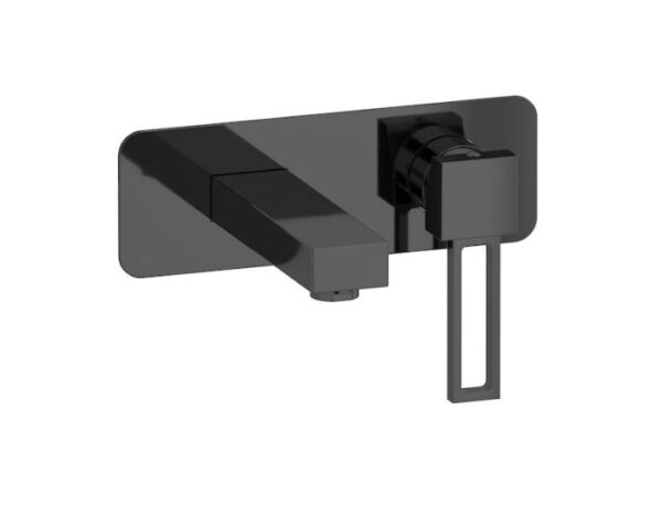 IB Rubinetterie - MIscelatore lavabo incasso canna corta Dr Jeckyll - cromo nero