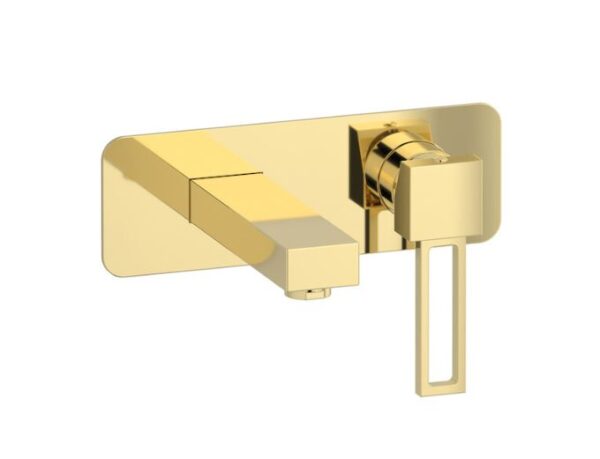 IB Rubinetterie - MIscelatore lavabo incasso canna corta Dr Jeckyll - oro inglese