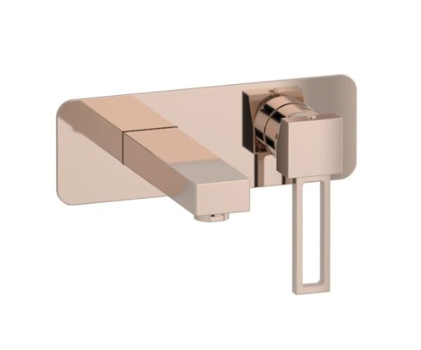 IB Rubinetterie - MIscelatore lavabo incasso canna corta Dr Jeckyll - oro rosa