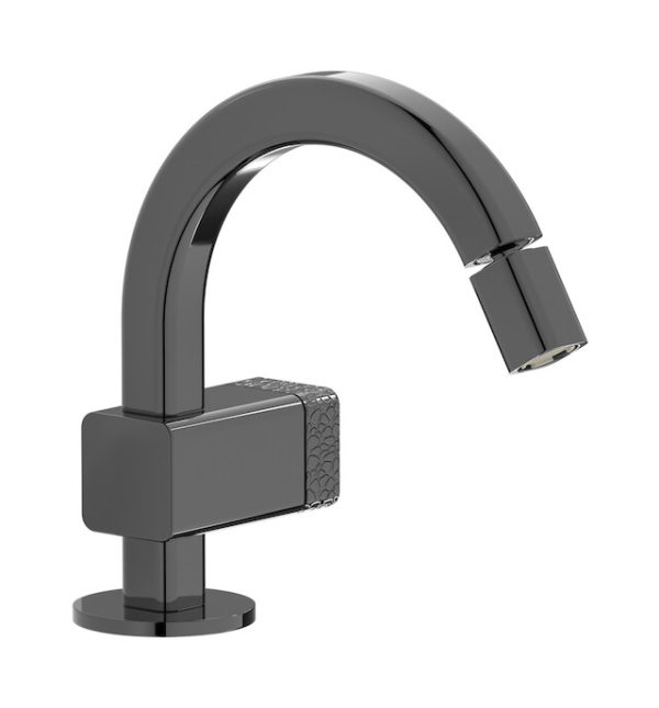 Miscelatore Bidet leva corallo Cromo Nero - ELIO IB Rubinetterie