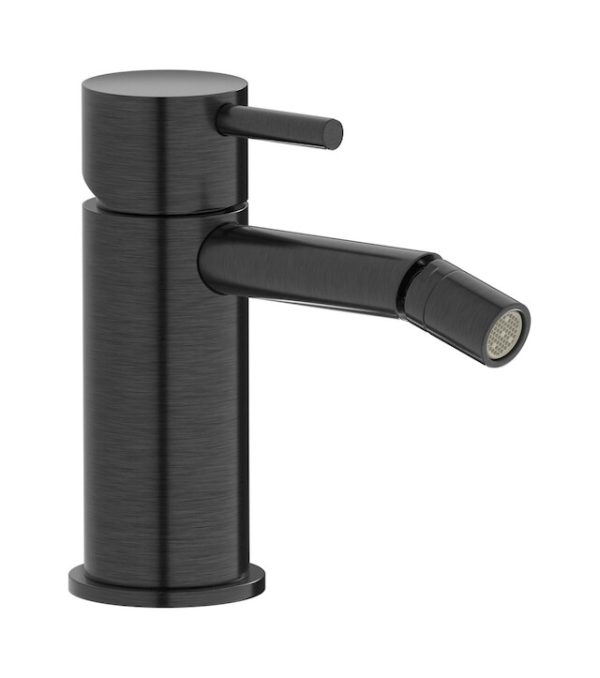 Miscelatore bidet colore nero spazzolato serie Milanotorino ib