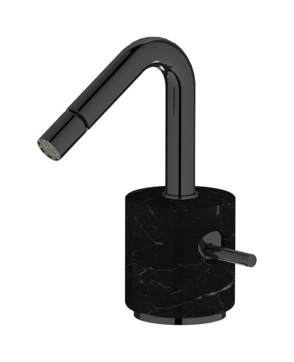 Miscelatore bidet colore nero serie Marmo Ib