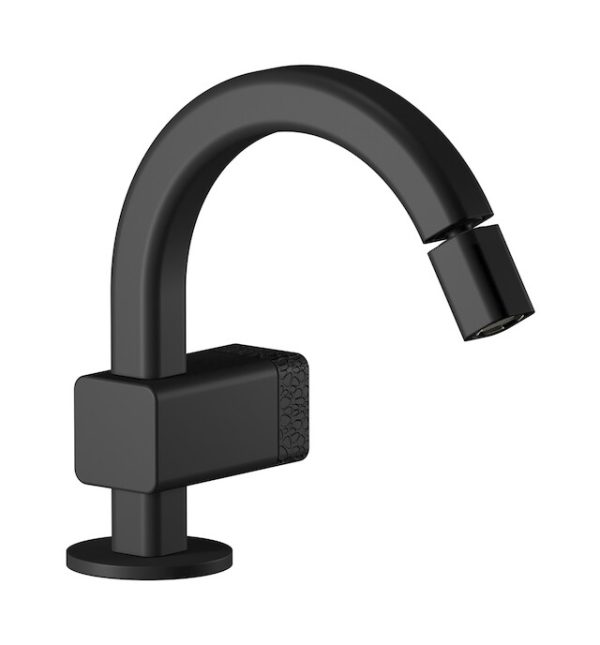 Miscelatore Bidet leva corallo Nero Opaco - ELIO IB Rubinetterie
