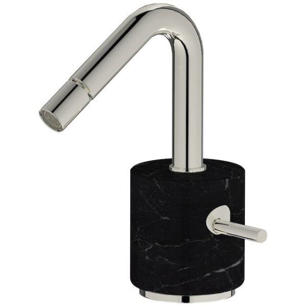 Miscelatore bidet colore nero platino serie Marmo Ib