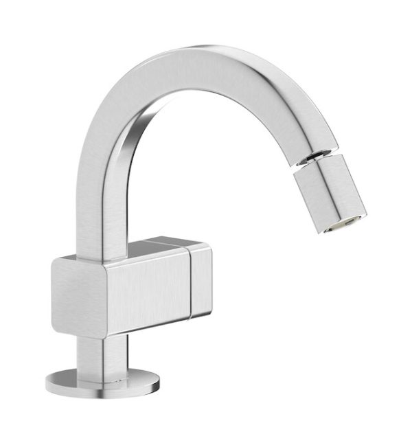 Miscelatore bidet colore nickel spazzolato serie elio ib