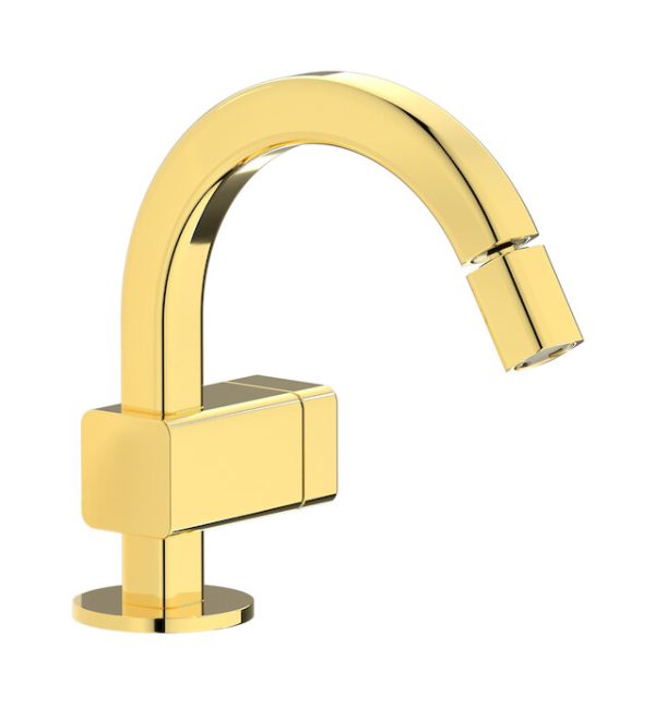 Miscelatore bidet colore oro serie elio ib