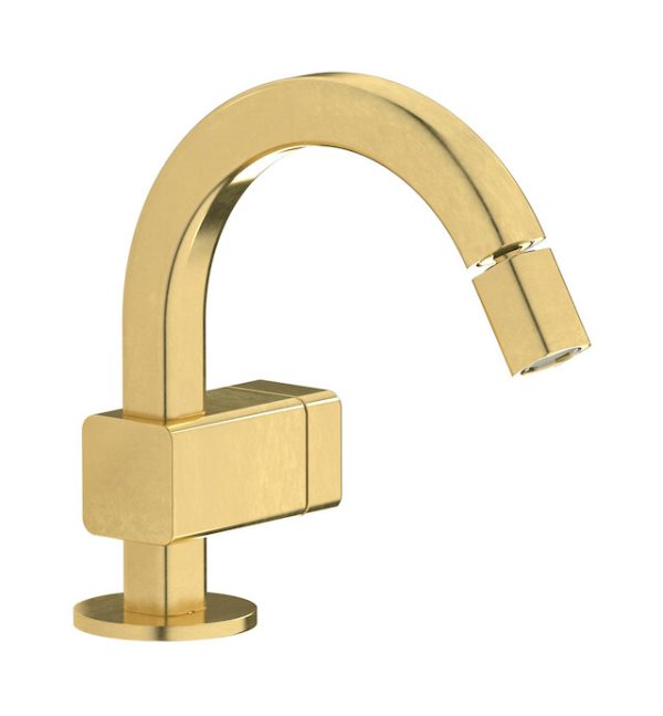 Miscelatore Bidet leva normale Ottone Naturale - ELIO IB Rubinetterie