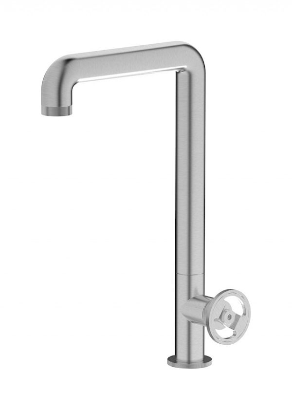 Miscelatore cucina colore nickel spazzolato serie bold ib