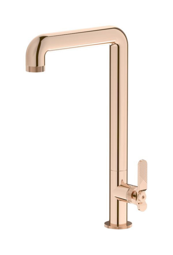 Miscelatore cucina colore oro rosa serie bold ib