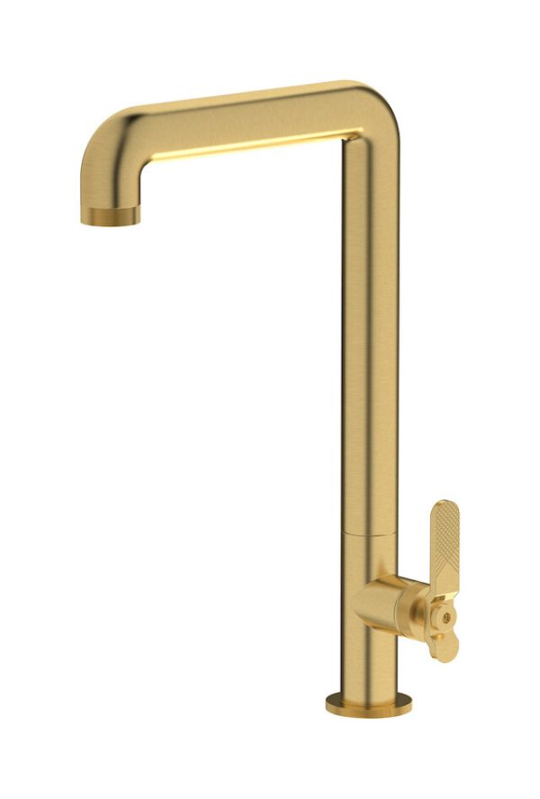 Miscelatore cucina colore oro spazzolato serie bold ib