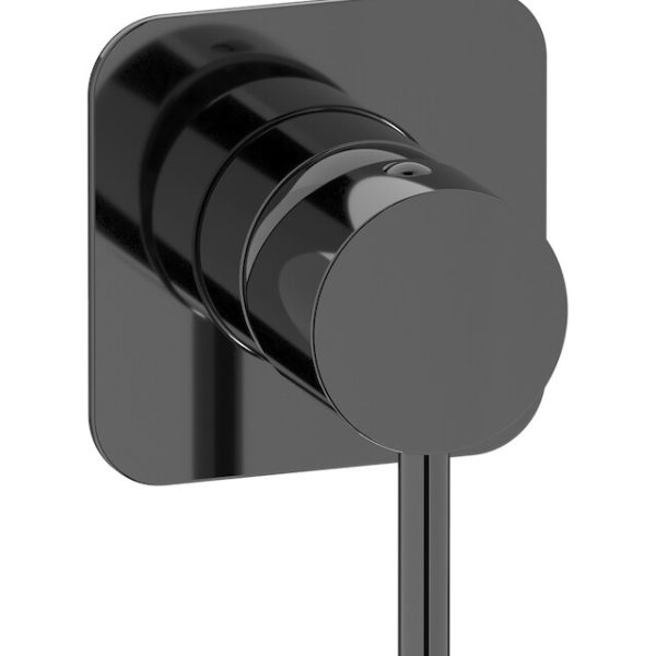 Miscelatore doccia una via colore nero serie Milanotorino ib