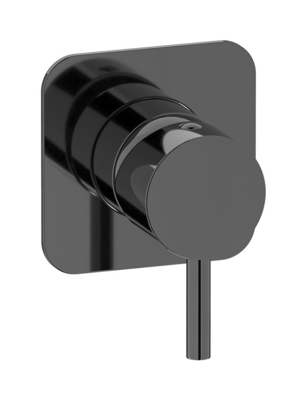 Miscelatore doccia una via colore nero serie Milanotorino ib