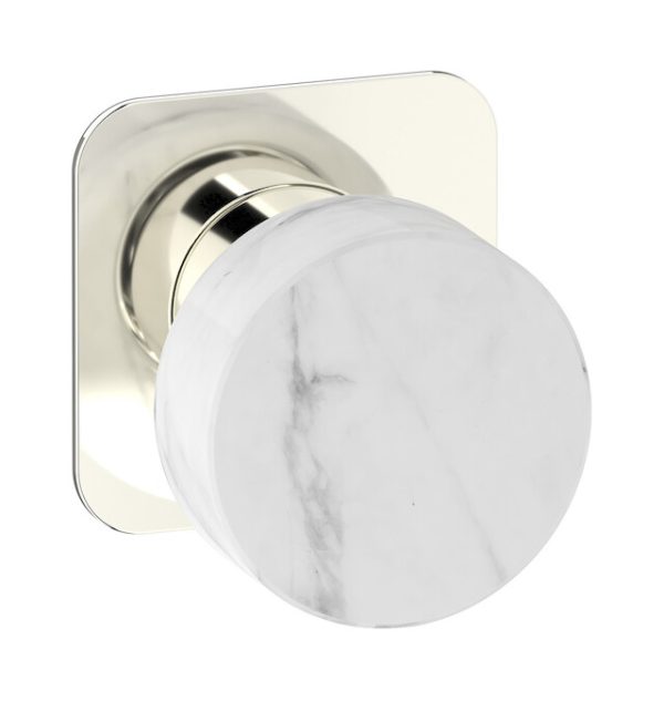 Miscelatore doccia una via- leva colore bianca platino serie Marmo ib