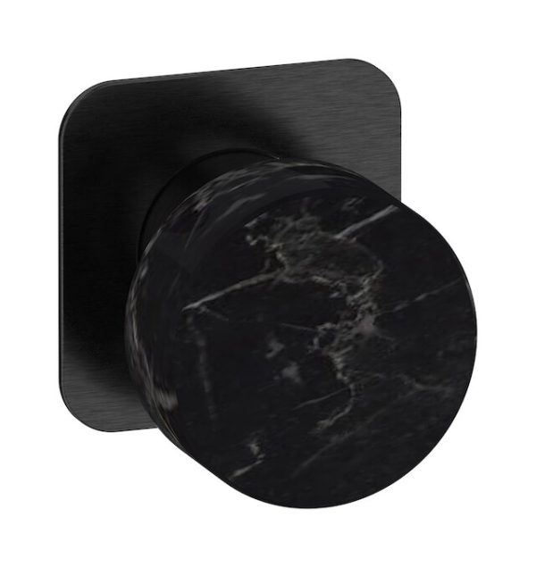 Miscelatore doccia una via leva colore nera spazzolato serie Marmo ib