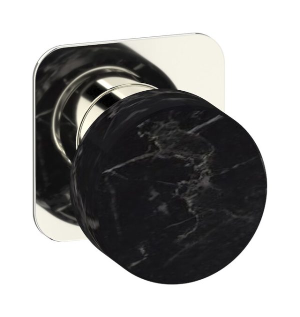 Miscelatore doccia una via- leva colore nera platino serie Marmo ib