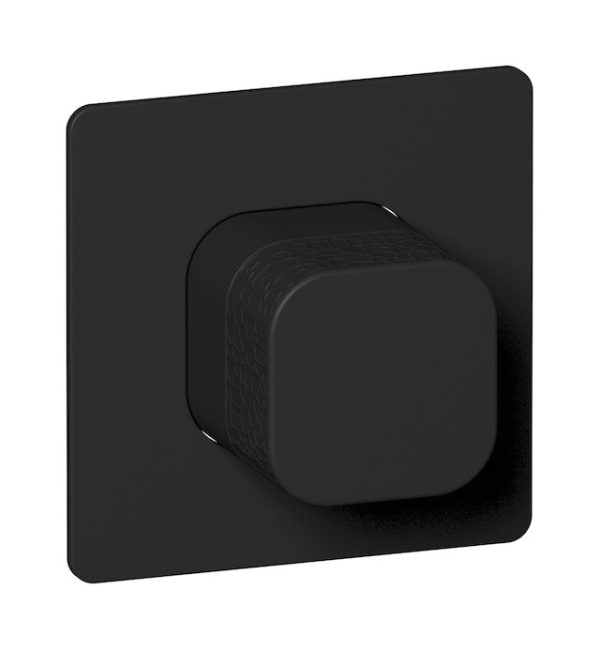 Miscelatore doccia una via colore nero opaco leva corallo serie elio iib