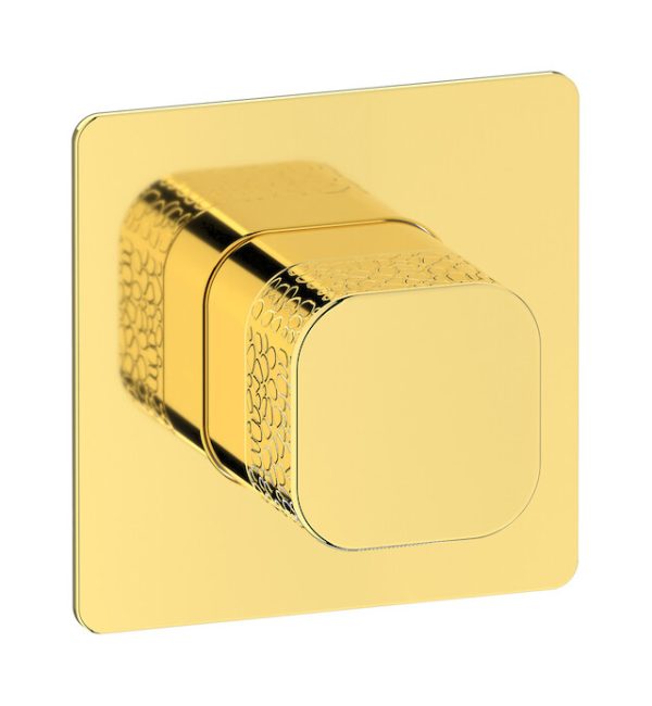 Miscelatore Doccia 1 via leva corallo Oro - ELIO IB Rubinetterie