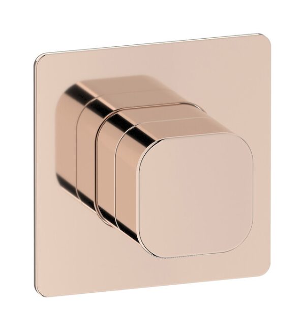 Miscelatore Doccia 1 via leva normale Oro Rosa - ELIO IB Rubinetterie