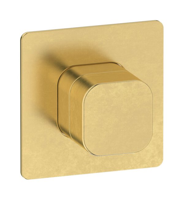 Miscelatore Doccia 1 via leva normale Ottone Naturale - ELIO IB Rubinetterie