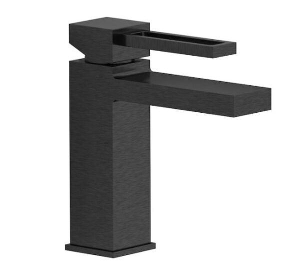Miscelatore lavabo Dr Jeckyll Cromo Nero Spazzolato - IB Rubinetterie