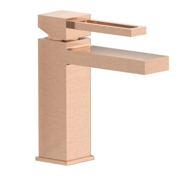 Miscelatore lavabo Dr Jeckyll Oro Rosa Spazzolato - IB Rubinetterie