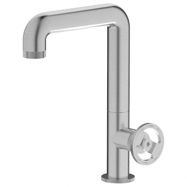 Miscelatore alto colore nickel spazzolato serie Bold - ib