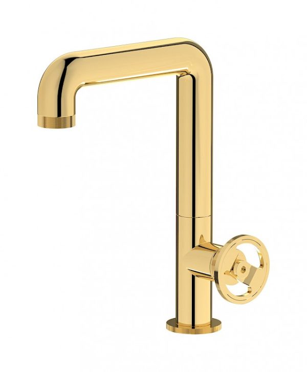 Miscelatore lavabo alto colore oro serie Bold - ib