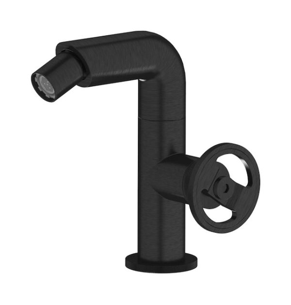 Miscelatore monoforo bidet colore nero spazzolato serie bold ib