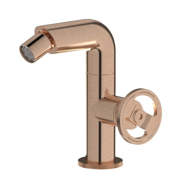 MIscelatore monoforo bidet colore oro rosa spazz serie bold ib