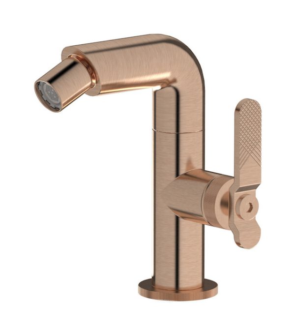 MIscelatore monoforo bidet colore oro rosa spazz serie bold ib