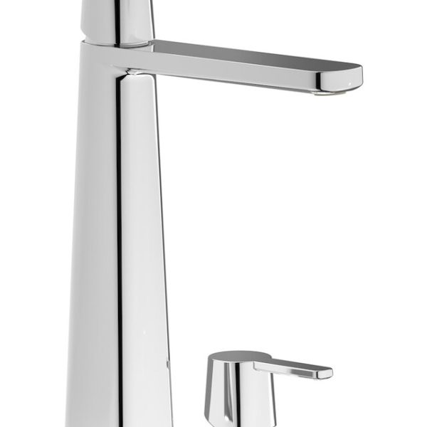 Miscelatore monoforo lavabo alto colore cromo serie Taac Ib