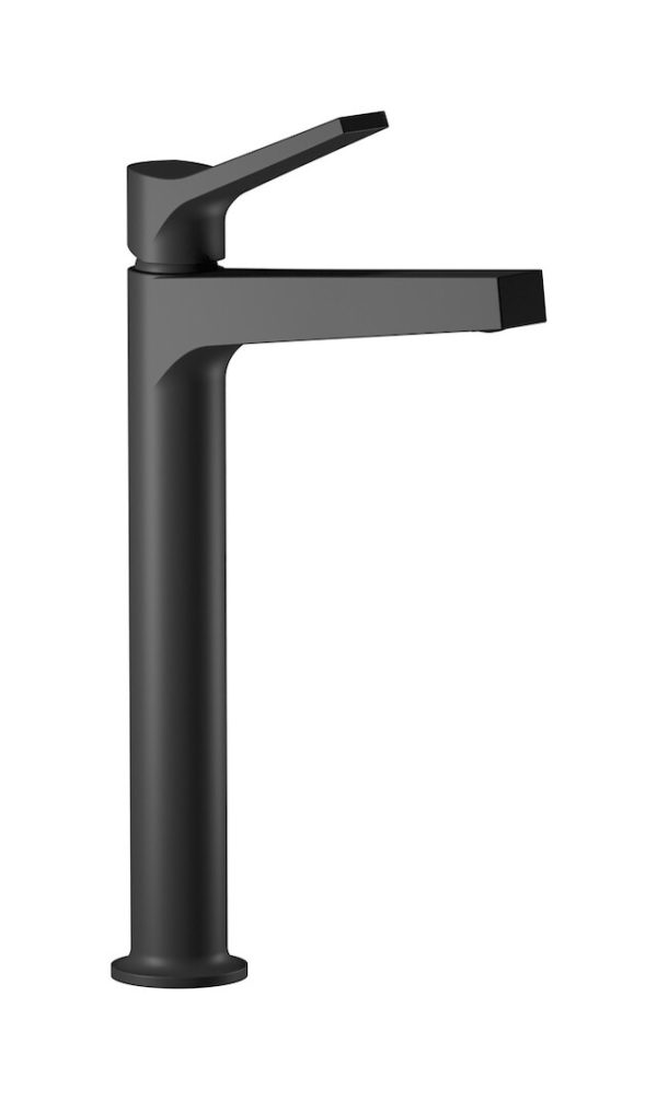 Miscelatore monoforo lavabo alto colore nero opaco serie twitter ib