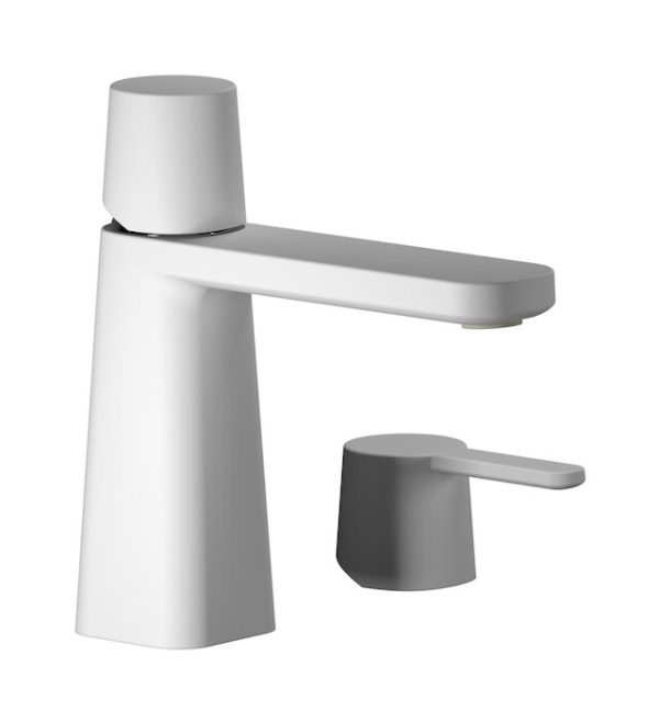 Miscelatore monoforo lavabo colore bianco opaco serie Taac ib