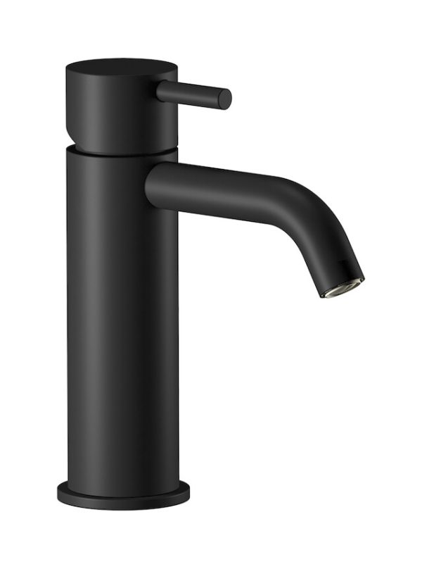Miscelatore monoforo lavabo colore nero opaco serie milanotorino IB