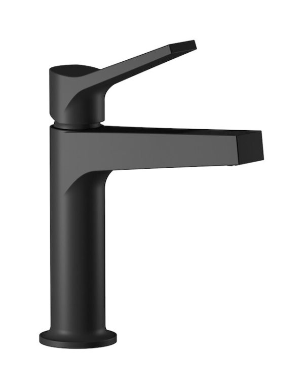 Miscelatore monoforo lavabo colore nero opaco serie twitter ib