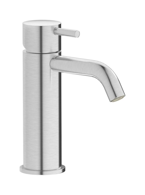 Miscelatore monoforo lavabo colore nickel spazzolato serie milanotorino IB
