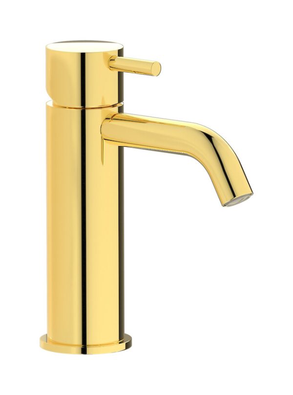 Miscelatore monoforo lavabo colore oro serie milanotorino IB