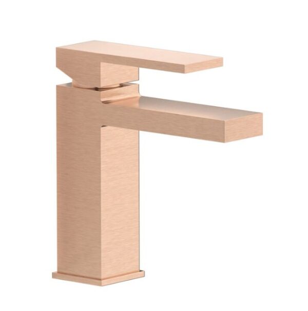 MIscelatore lavabo Oro Rosa Spazzolato Rubacuori IB Rubinetterie