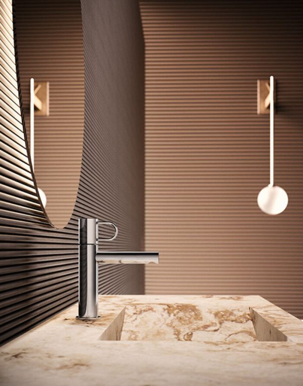 Miscelatore lavabo monoforo colore nickel spazzolato serie Joker - Paffoni