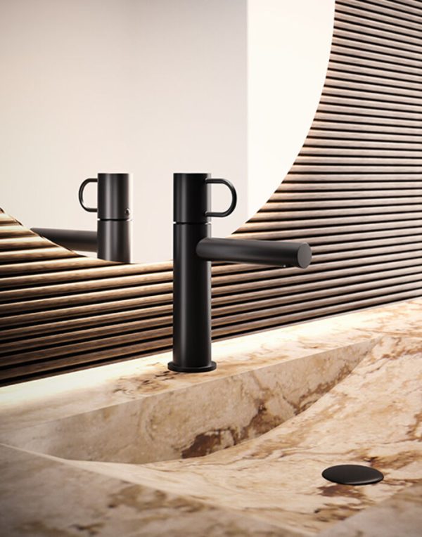 Miscelatore lavabo monoforo colore nero serie Joker - Paffoni