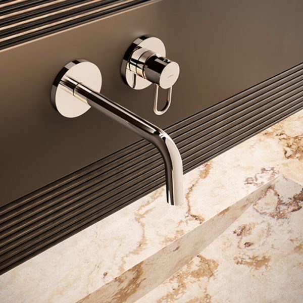 Miscelatore lavabo monoforo incasso colore rosa serie Joker - Paffoni