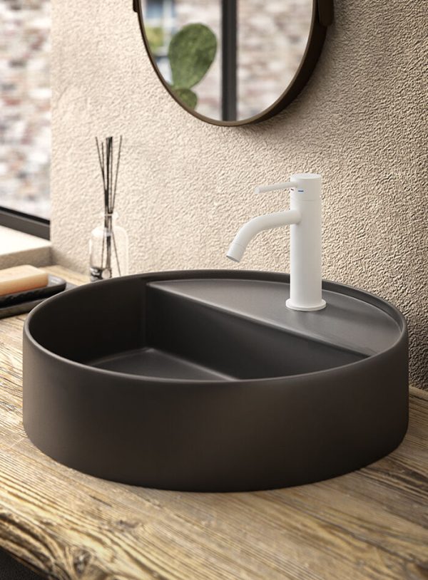 Miscelatore lavabo monoforo colore bianco serie Light - Paffoni