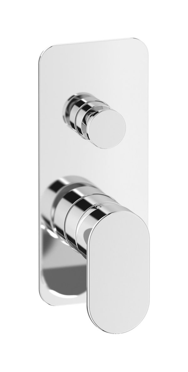 Miscelatore doccia due vie colore cromo serie K2 ib